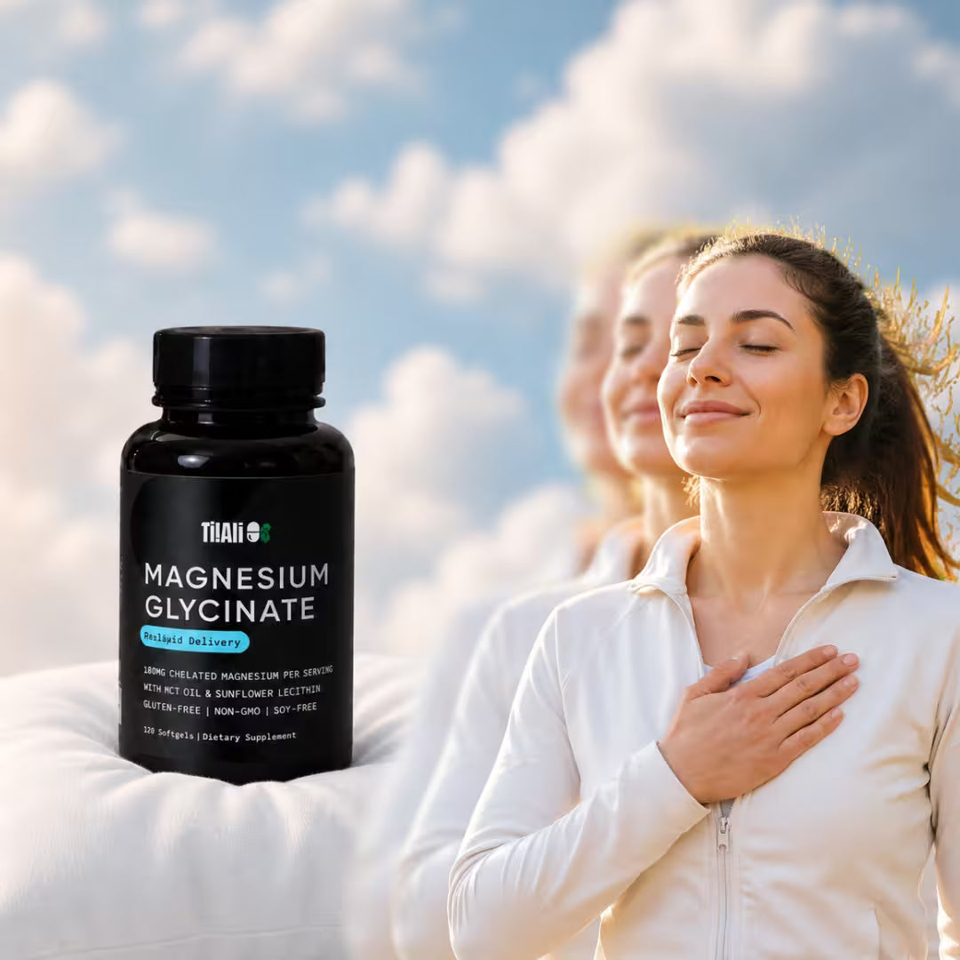 Magnesium Glycinate - Moins de stress, plus de sérénité au quotidien